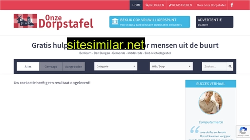 onzedorpstafel.nl alternative sites