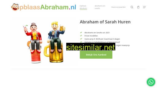 opblaasabraham.nl alternative sites
