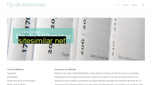 opdemillimeter.nl alternative sites