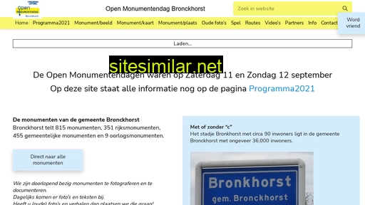 openmonumentendagbronckhorst.nl alternative sites