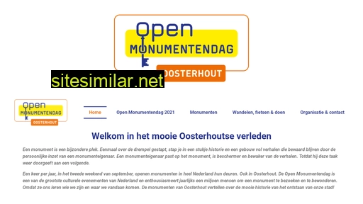 openmonumentendagoosterhout.nl alternative sites