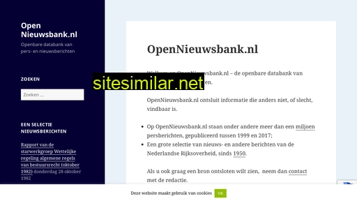opennieuwsbank.nl alternative sites