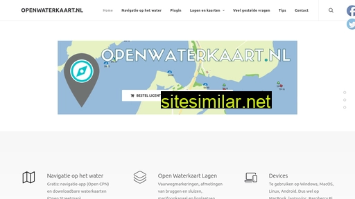 Openwaterkaart similar sites