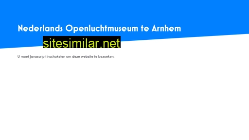 openluchtmuseum.nl alternative sites