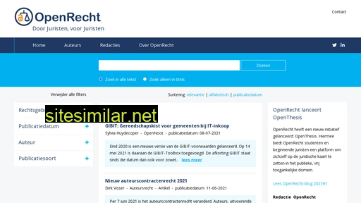 openrecht.nl alternative sites