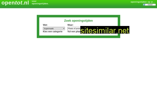 opentot.nl alternative sites