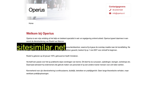 operius.nl alternative sites