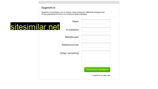 opgericht.nl alternative sites