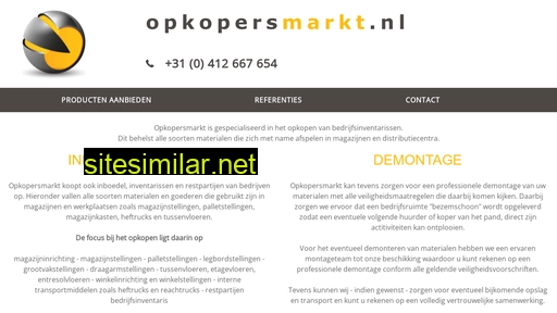 opkopersmarkt.nl alternative sites
