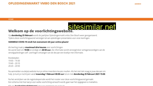 opleidingenmarktdenbosch.nl alternative sites