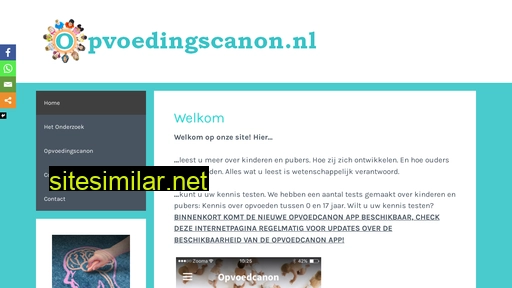 opvoedingscanon.nl alternative sites