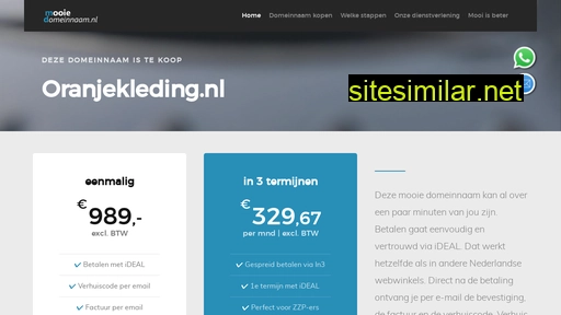 oranjekleding.nl alternative sites