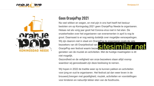 oranjepopneede.nl alternative sites