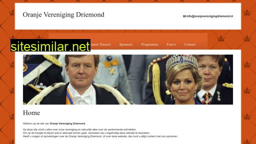oranjeverenigingdriemond.nl alternative sites