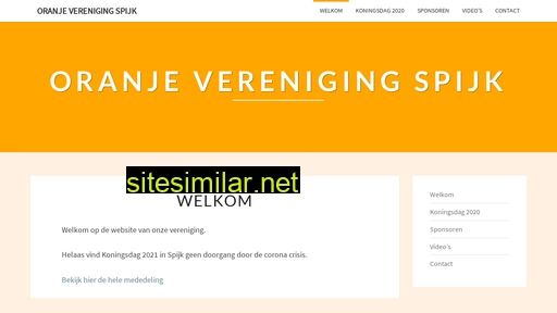 oranjeverenigingspijk.nl alternative sites