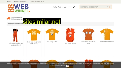 oranjewkoutfit.nl alternative sites