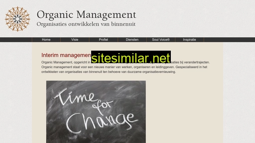 organicmanagement.nl alternative sites