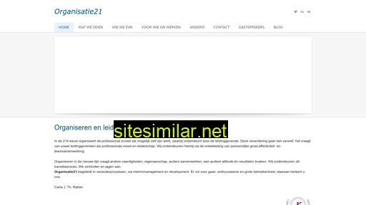 organisatie21.nl alternative sites