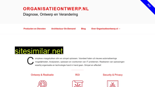 organisatieontwerp.nl alternative sites
