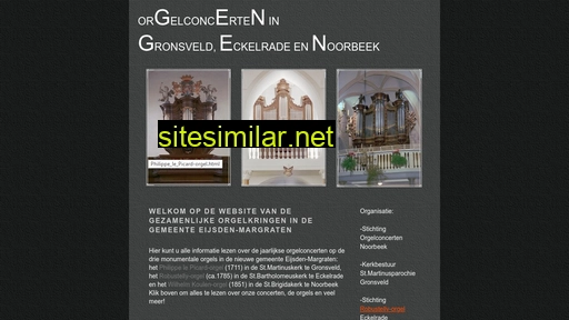 orgelconcertennoorbeek.nl alternative sites