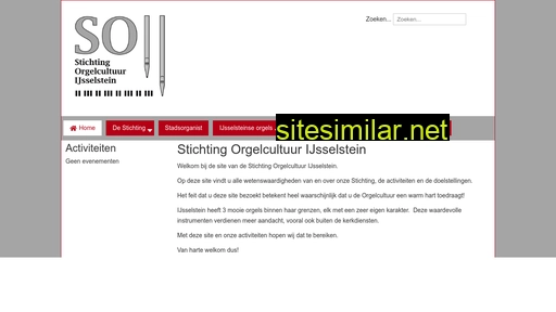 orgelcultuurijsselstein.nl alternative sites