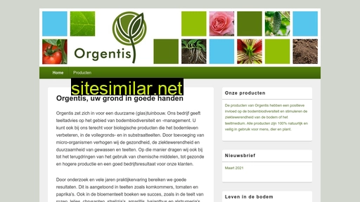 orgentis.nl alternative sites