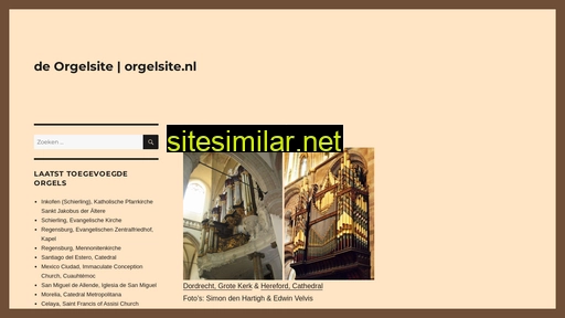 orgelsite.nl alternative sites