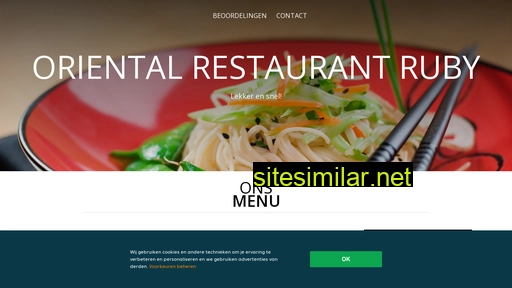 Orientalrestaurantrubyamsterdam similar sites