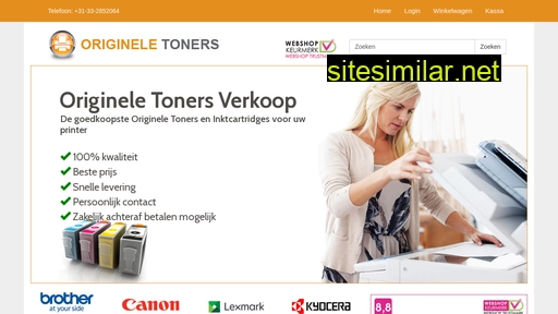 origineletoners.nl alternative sites