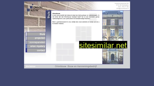 orionbouw.nl alternative sites