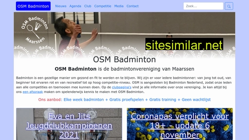 osmbadminton.nl alternative sites
