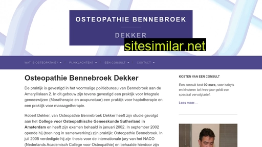 osteopathie-dekker.nl alternative sites