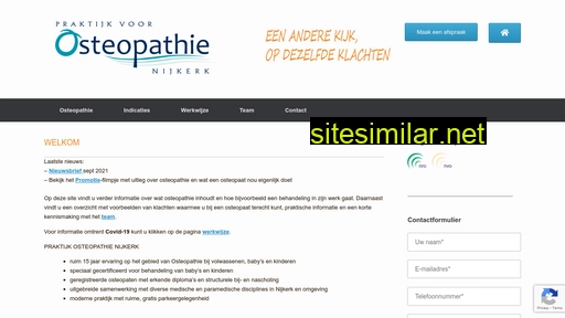 osteopathienijkerk.nl alternative sites