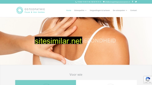 osteopathiepouwvansanten.nl alternative sites