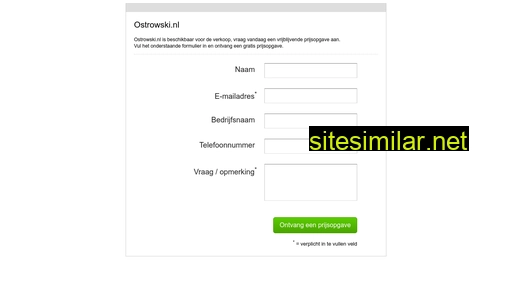 ostrowski.nl alternative sites