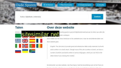 oudesporen.nl alternative sites