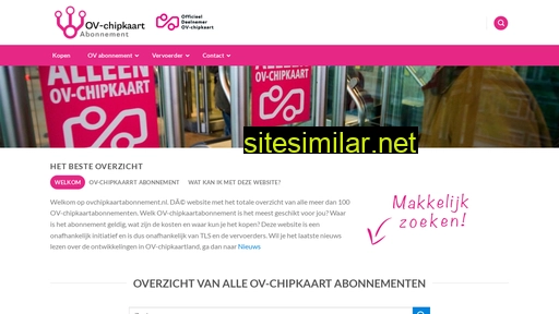 ovchipkaartabonnement.nl alternative sites
