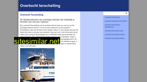 overtochtterschelling.nl alternative sites