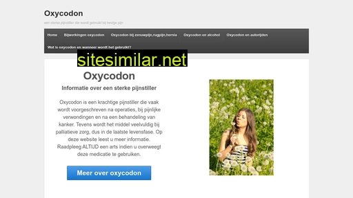oxycodon.nl alternative sites