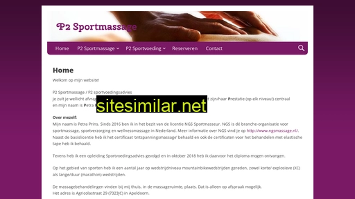 p2sportmassage.nl alternative sites