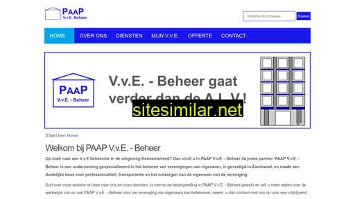 paapvvebeheer.nl alternative sites