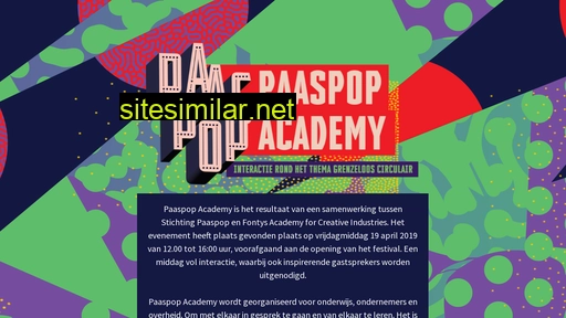 paaspopacademy.nl alternative sites