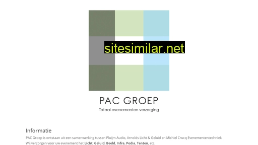 pacgroep.nl alternative sites