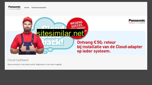 panasonic-cloud-cash-back.nl alternative sites