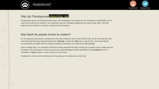 pandapunt.nl alternative sites