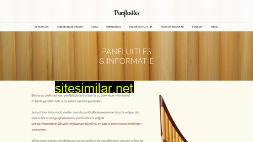 panfluitles.nl alternative sites