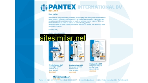 pantex.nl alternative sites