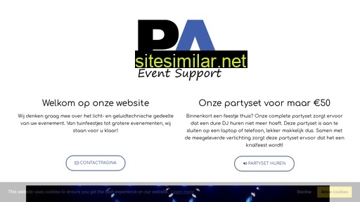 pa-eventsupport.nl alternative sites