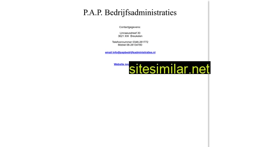 papbedrijfsadministraties.nl alternative sites