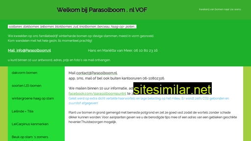 parasolboom.nl alternative sites